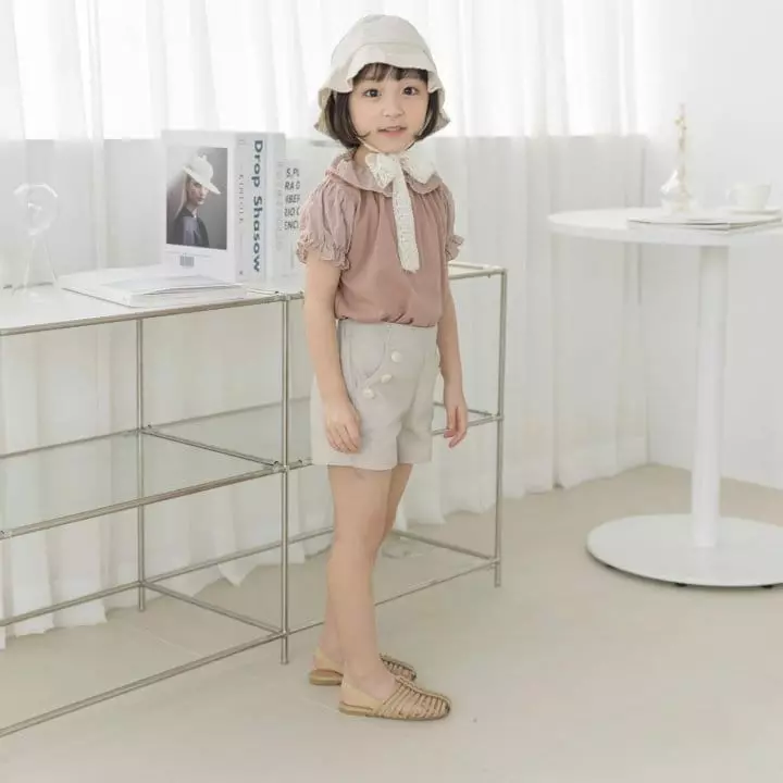 Orange Mom - Korean Children Fashion - #designkidswear - Lace Blouse