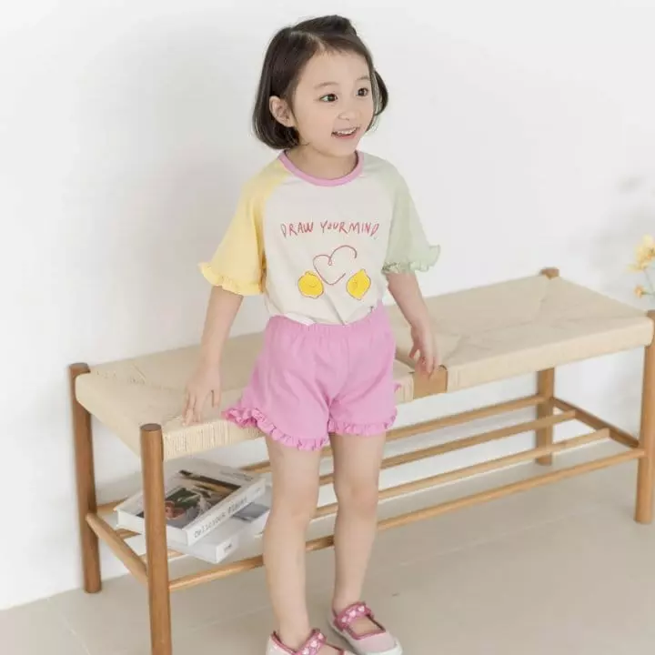 Orange Mom - Korean Children Fashion - #discoveringself - Frill Shorts - 2