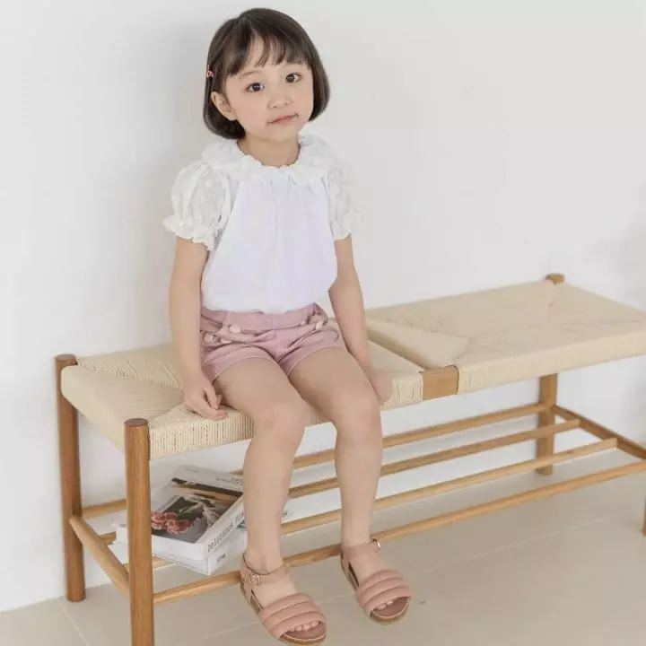 Orange Mom - Korean Children Fashion - #discoveringself - Lace Blouse - 2