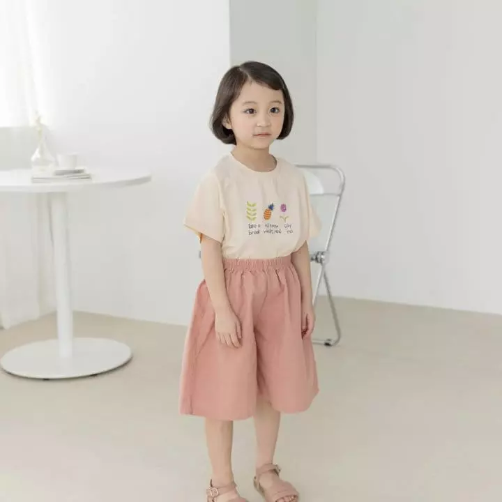 Orange Mom - Korean Children Fashion - #kidsstore - Pineapple Tee - 2
