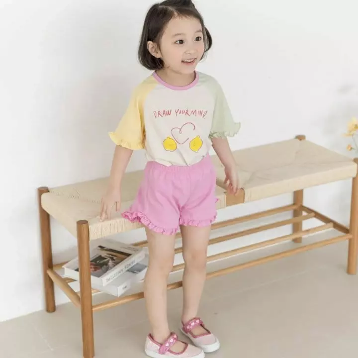 Orange Mom - Korean Children Fashion - #littlefashionista - Lemon Tee