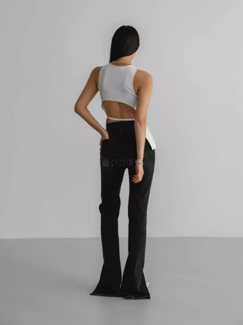 Paper Moon - Korean Women Fashion - #momslook - Vigan Sleeveless Top - 3