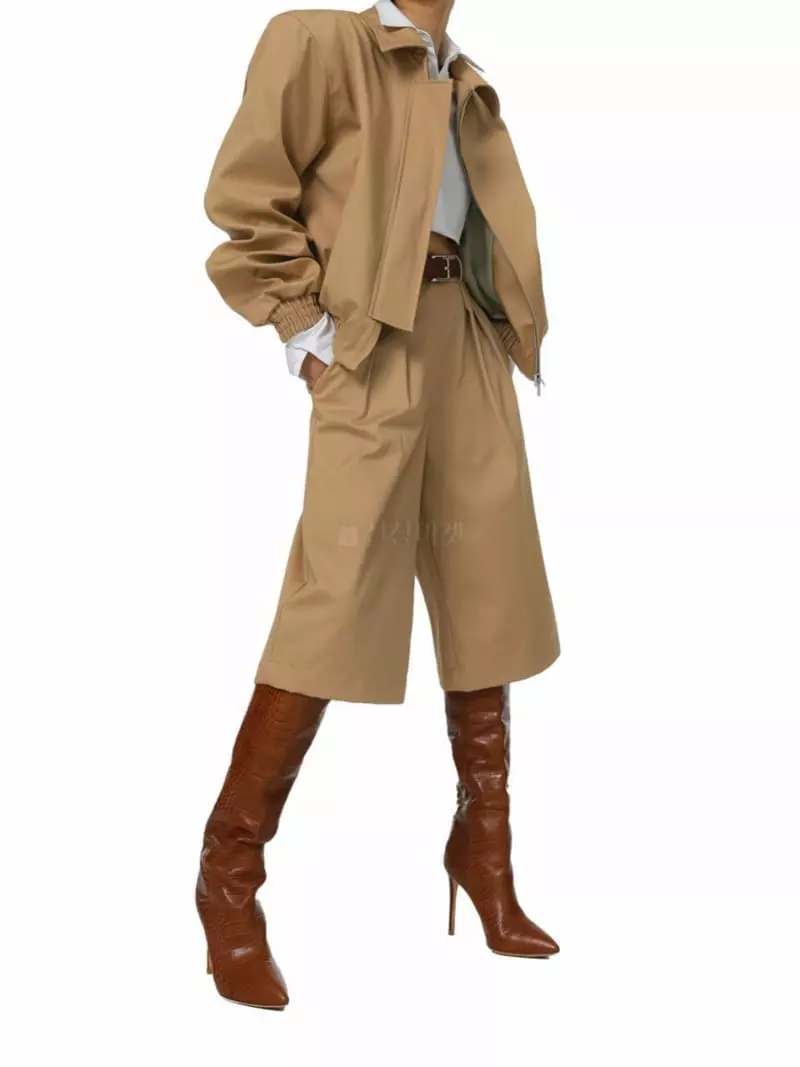 Paper Moon - Korean Women Fashion - #womensfashion - Cotton Twill Shorts - 4