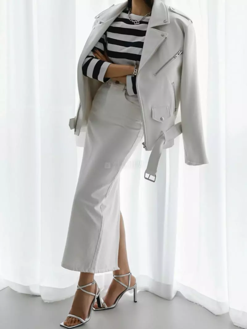Paper Moon - Korean Women Fashion - #momslook - Corn Denim Skirt - 3