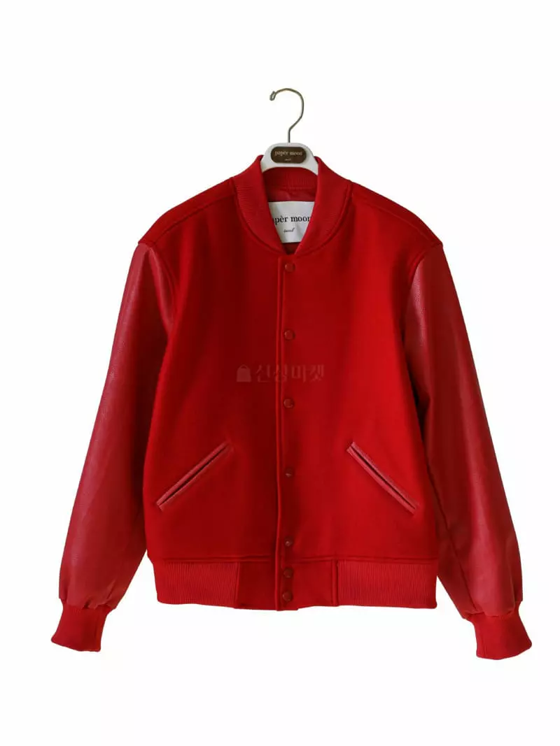 Paper Moon - Korean Women Fashion - #momslook - Classic Leather Sleeves Jacket - 4