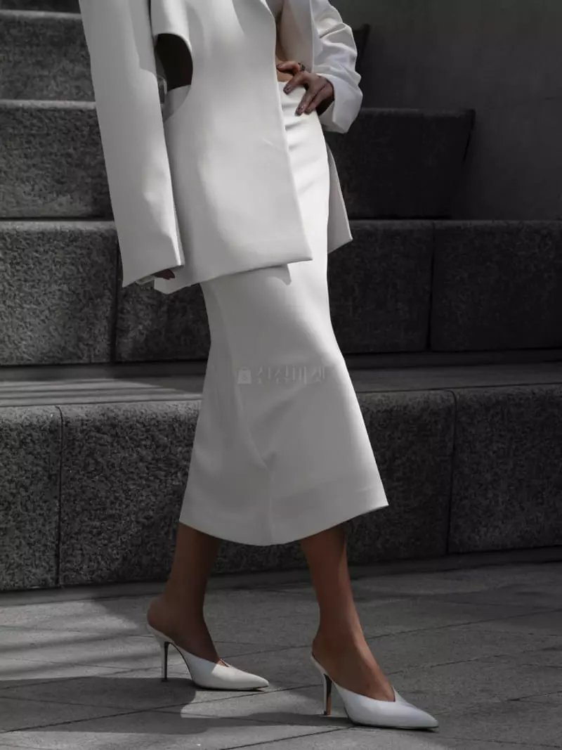 Paper Moon - Korean Women Fashion - #momslook - Classic Low Wasit Skirt