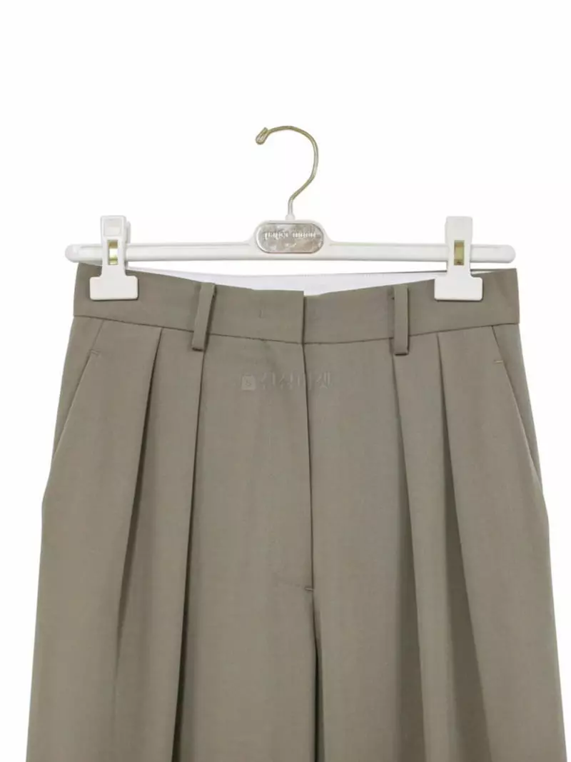 Paper Moon - Korean Women Fashion - #momslook - Low Waist Doublr Pants - 3