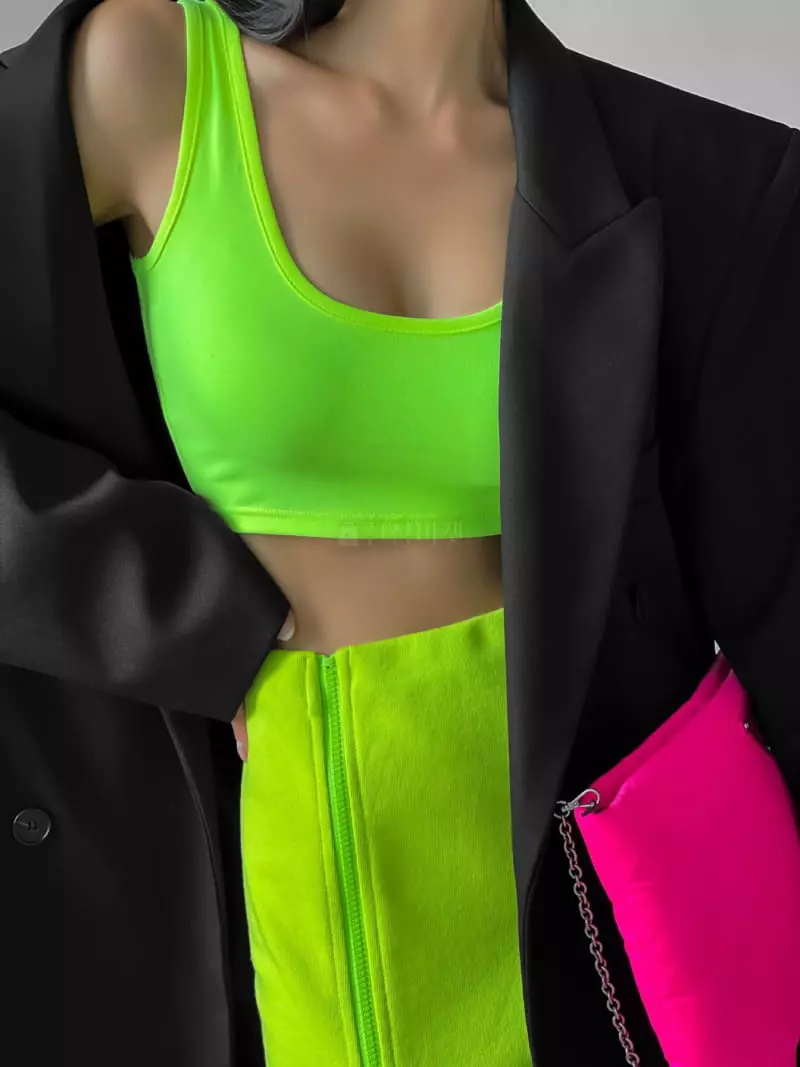 Paper Moon - Korean Women Fashion - #momslook - Sport Crop Sleeveless