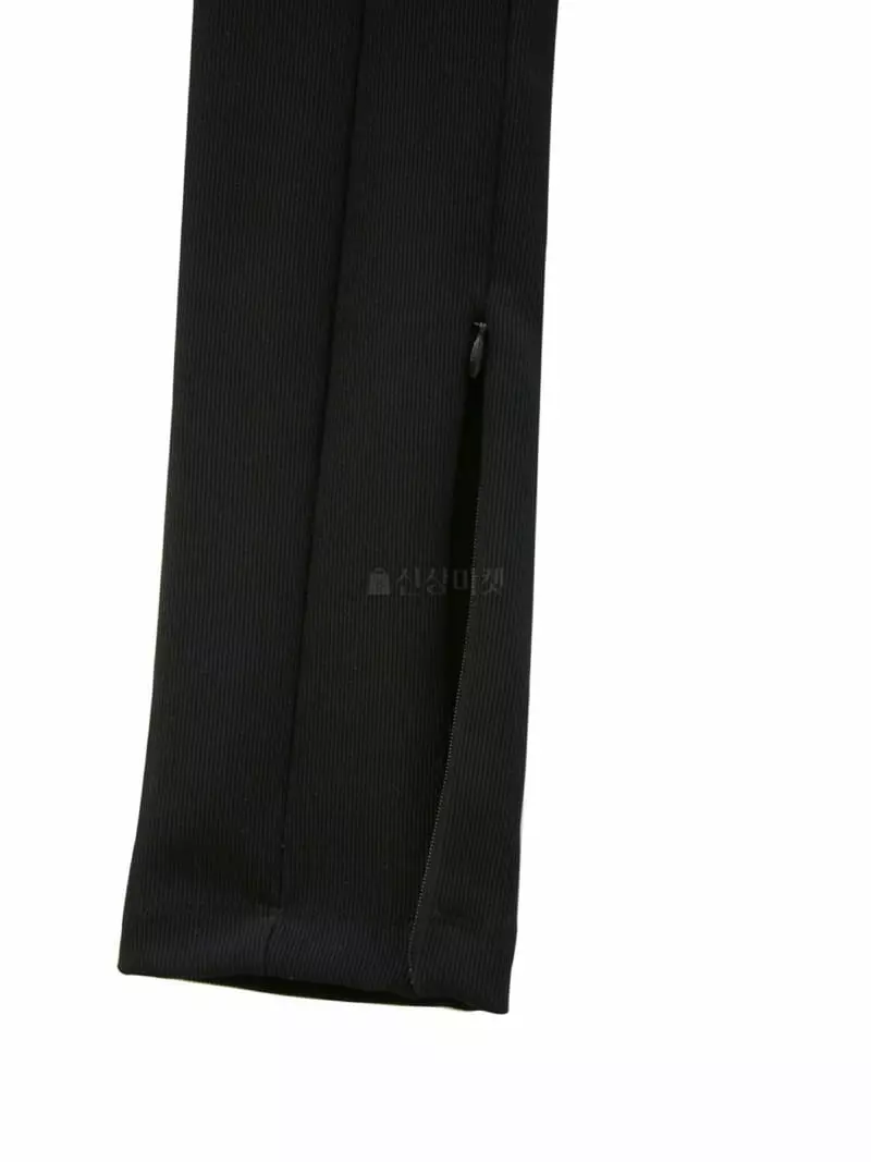 Paper Moon - Korean Women Fashion - #womensfashion - Rib Side Slit Leggings - 4