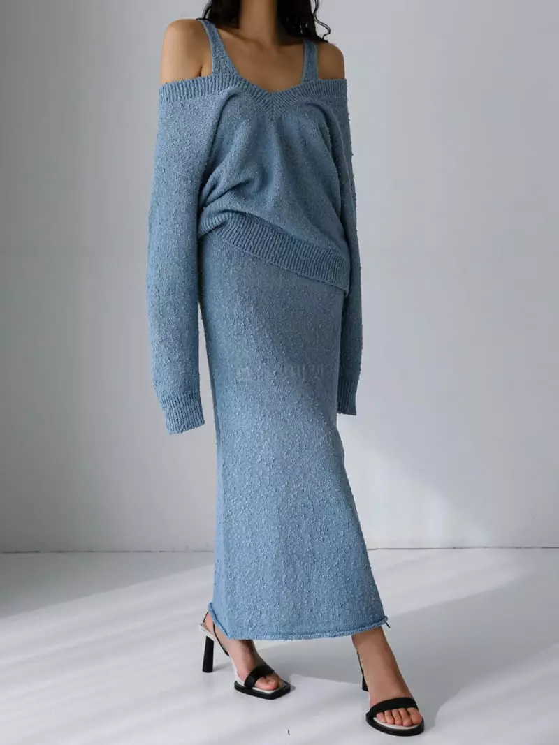 Paper Moon - Korean Women Fashion - #momslook - Sleeveless Knit One-piece - 10