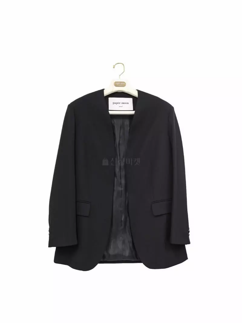 Paper Moon - Korean Women Fashion - #womensfashion - Classic Collar Tailor Jacket - 4