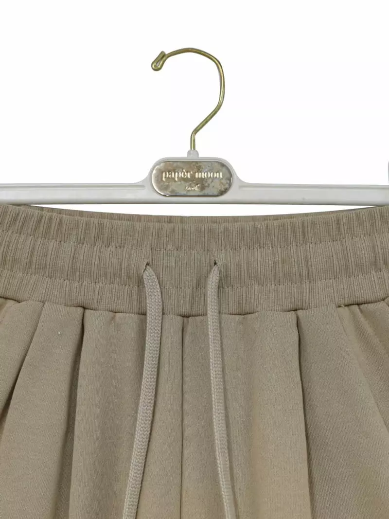 Paper Moon - Korean Women Fashion - #momslook - Two Tuck Sweat Shorts - 3