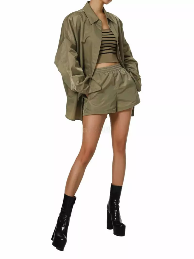Paper Moon - Korean Women Fashion - #restrostyle - Shiny Banding SHOrts - 5