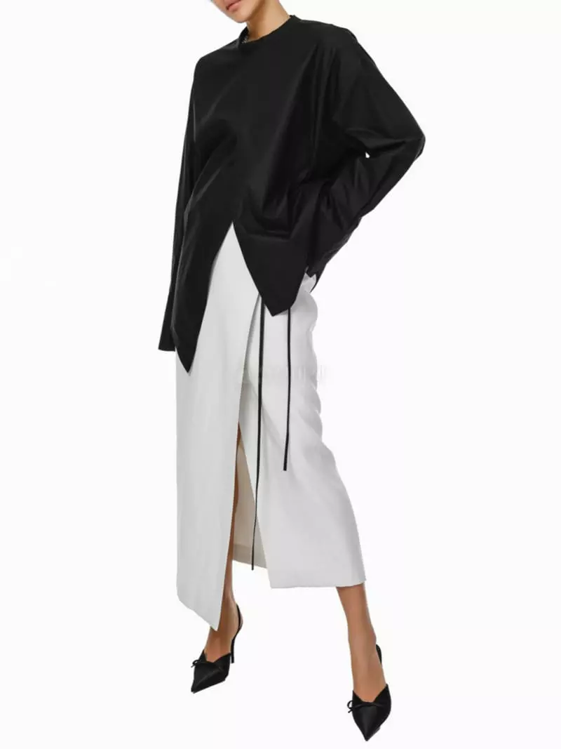 Paper Moon - Korean Women Fashion - #restrostyle - Linen Maxy Skirt - 2