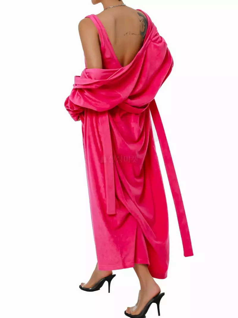 Paper Moon - Korean Women Fashion - #restrostyle - French Terry Sleeveless One-piece - 4