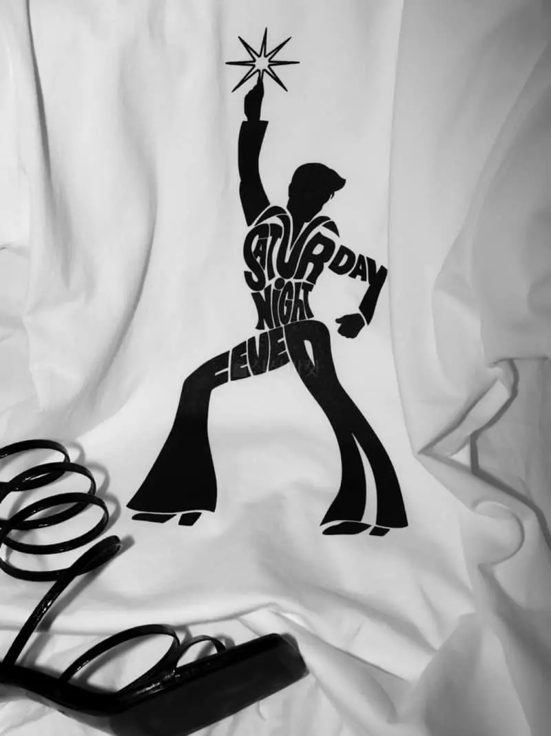 Paper Moon - Korean Women Fashion - #romanticstyle - Saturday Night Tee