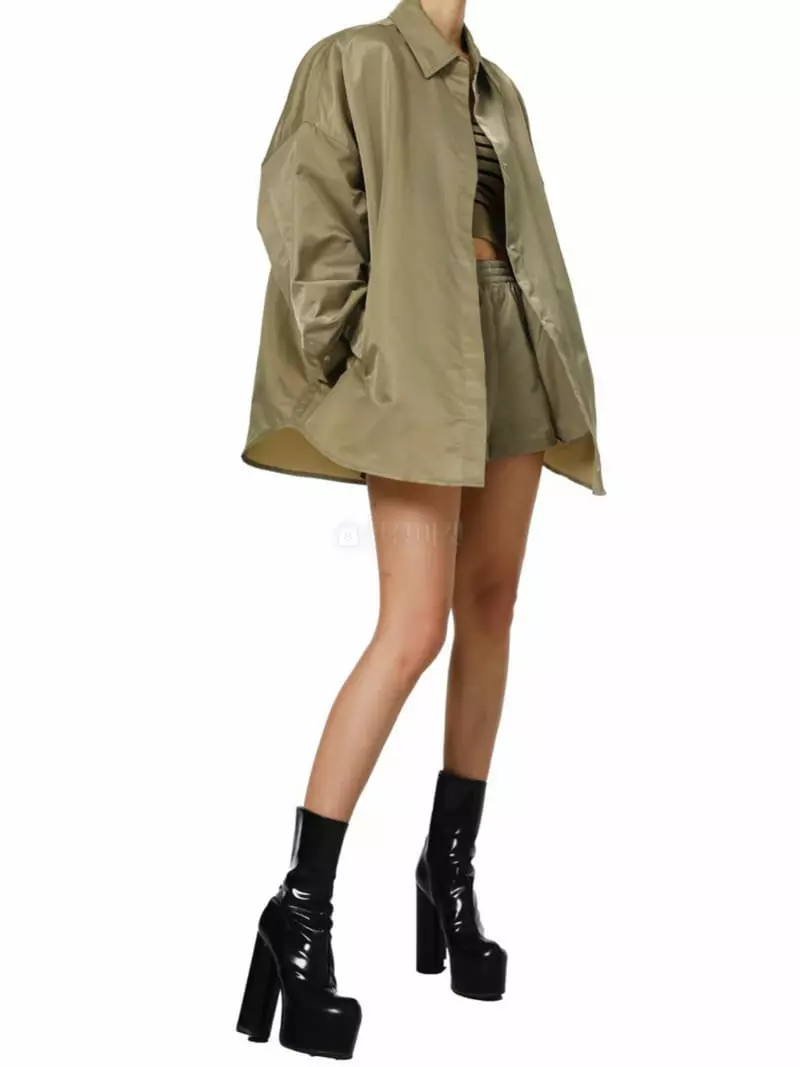 Paper Moon - Korean Women Fashion - #shopsmall - Shiny Banding SHOrts - 7