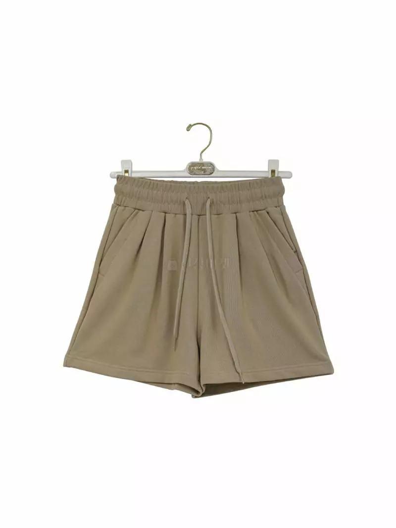 Paper Moon - Korean Women Fashion - #thatsdarling - Two Tuck Sweat Shorts