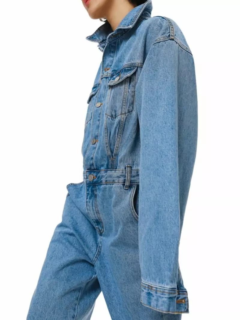 Paper Moon - Korean Women Fashion - #thelittlethings - Blue Denim Jumpsuit - 10