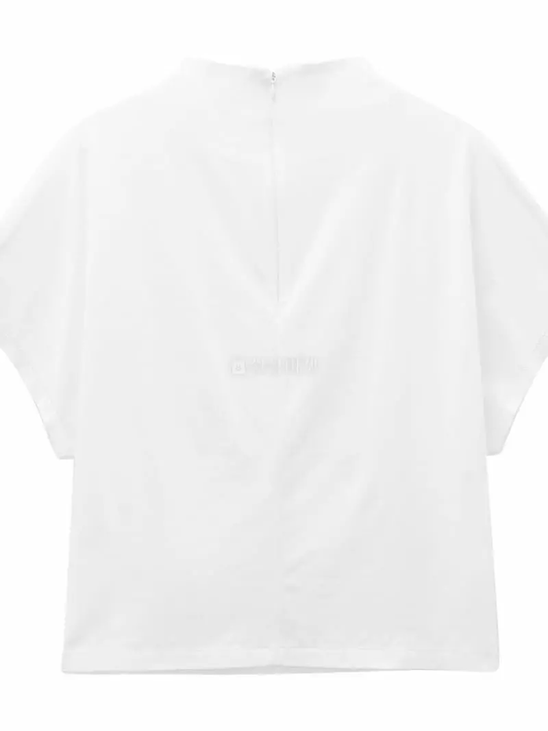 Paper Moon - Korean Women Fashion - #thelittlethings - High Neck Sleeve Top - 2