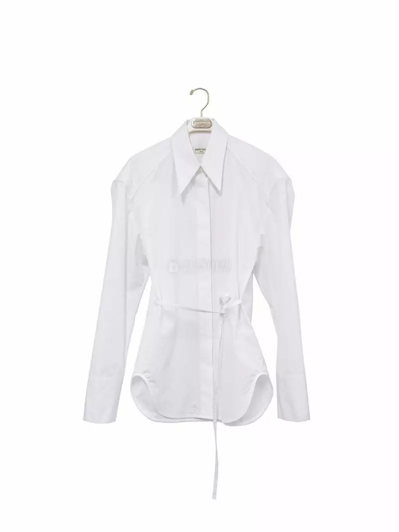 Paper Moon - Korean Women Fashion - #vintageinspired - Paded Shoulder Shirt - 7
