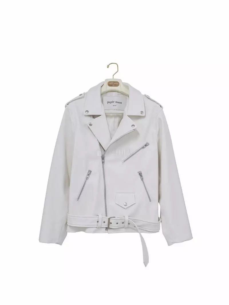 Paper Moon - Korean Women Fashion - #momslook - Oversize Leather Jacket - 4