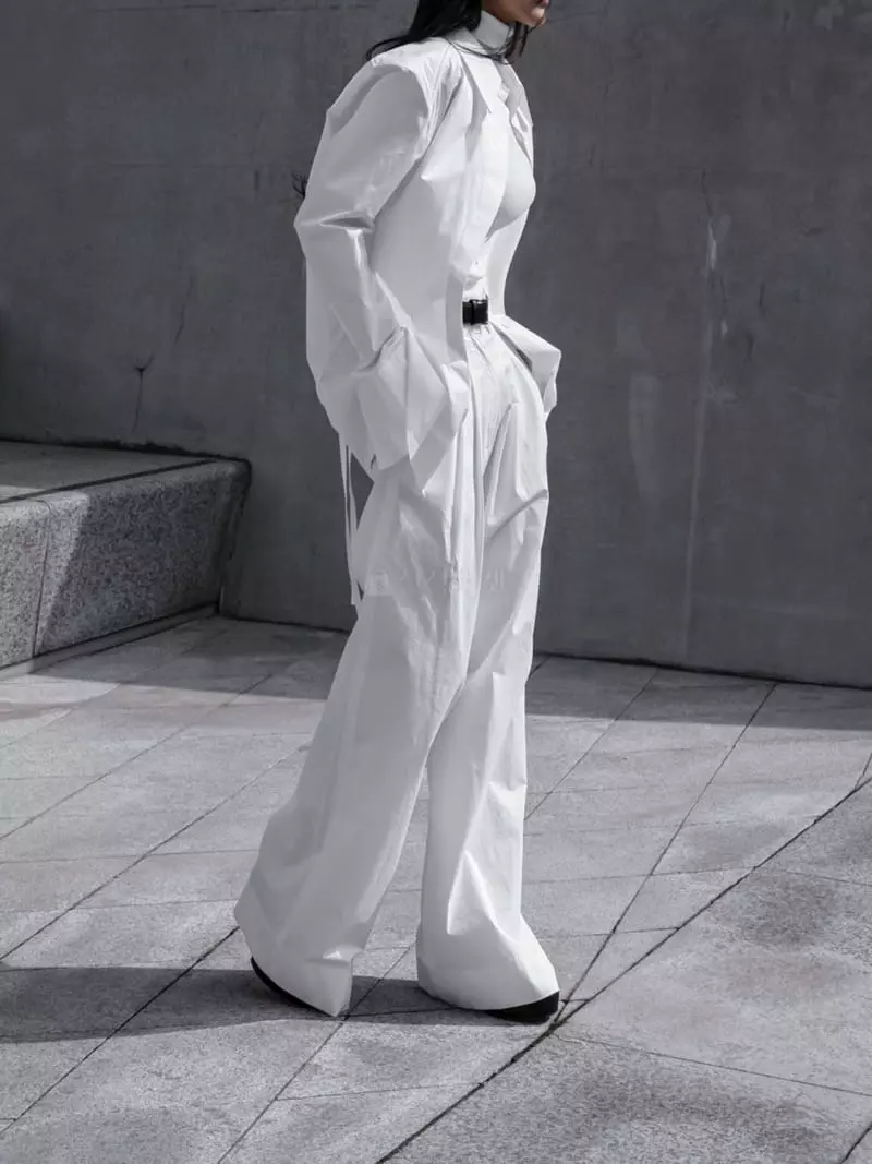 Paper Moon - Korean Women Fashion - #womensfashion - Paded Shoulder Shirt - 6
