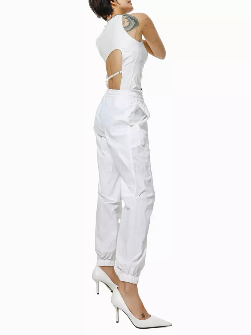Paper Moon - Korean Women Fashion - #womensfashion - Nylon Jogger Pants - 7