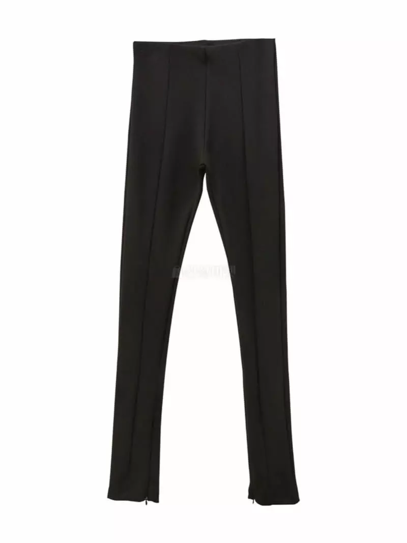 Paper Moon - Korean Women Fashion - #womensfashion - Rib Side Slit Leggings