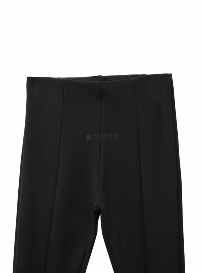 Paper Moon - Korean Women Fashion - #womensfashion - Rib Side Slit Leggings - 3