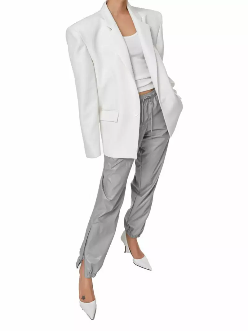 Paper Moon - Korean Women Fashion - #womensfashion - Square Twill Pants - 12