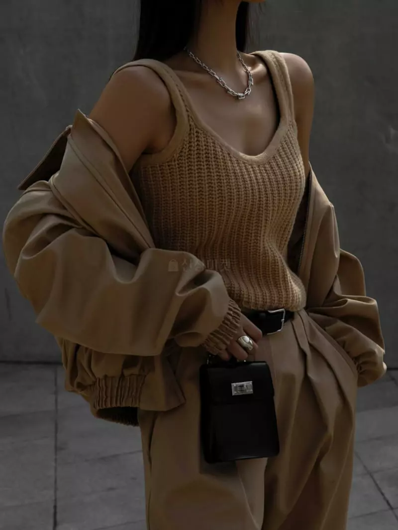 Paper Moon - Korean Women Fashion - #womensfashion - Lamp Knit - 5