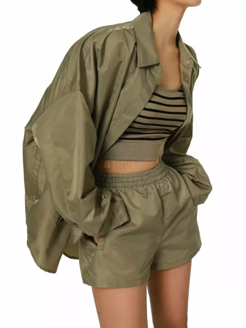 Paper Moon - Korean Women Fashion - #womensfashion - Shiny Banding SHOrts