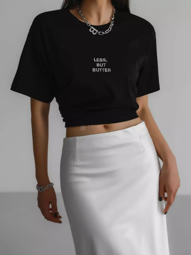 Paper Moon - Korean Women Fashion - #womensfashion - Butter Tee - 6