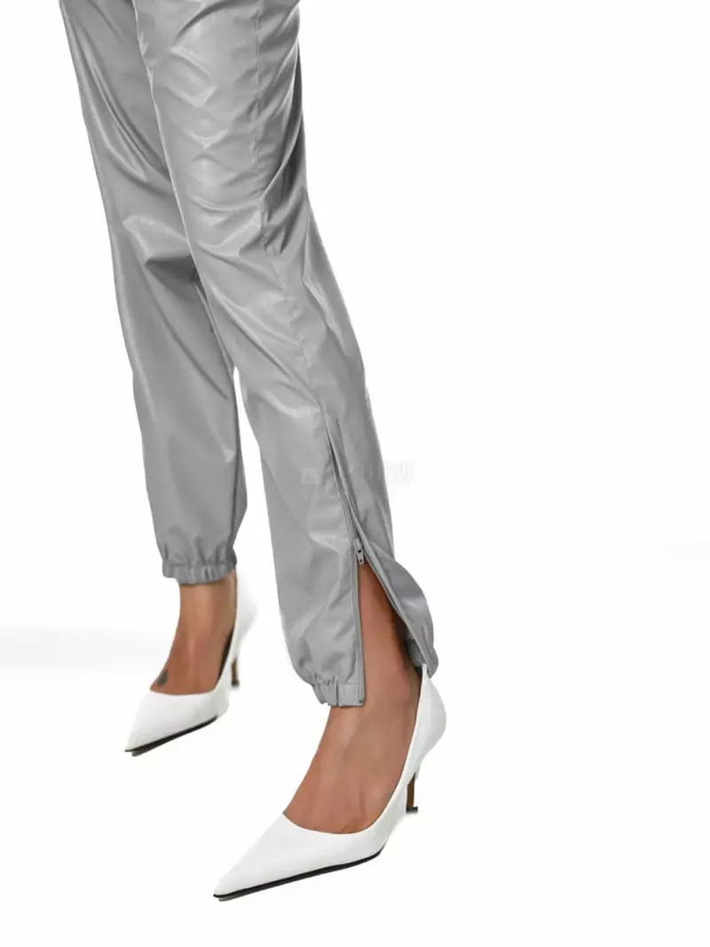 Paper Moon - Korean Women Fashion - #womensfashion - Soft Leather Jogger Pants