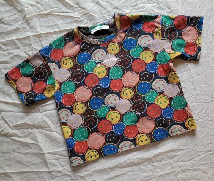 Paper Studios - Korean Children Fashion - #childofig - Smile Top Bottom Set - 3