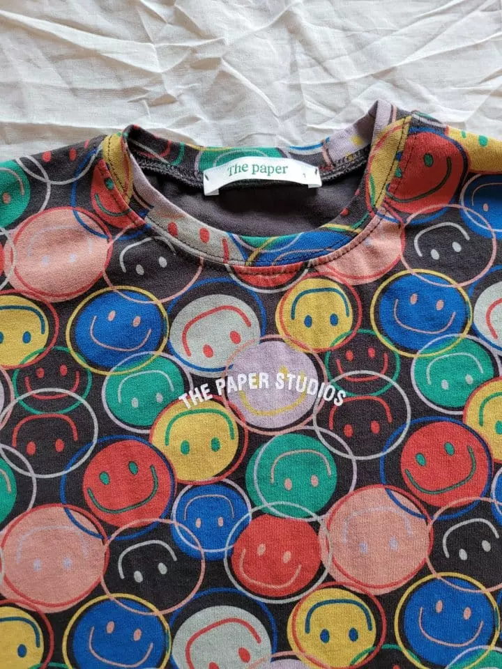 Paper Studios - Korean Children Fashion - #childofig - Smile Top Bottom Set - 4