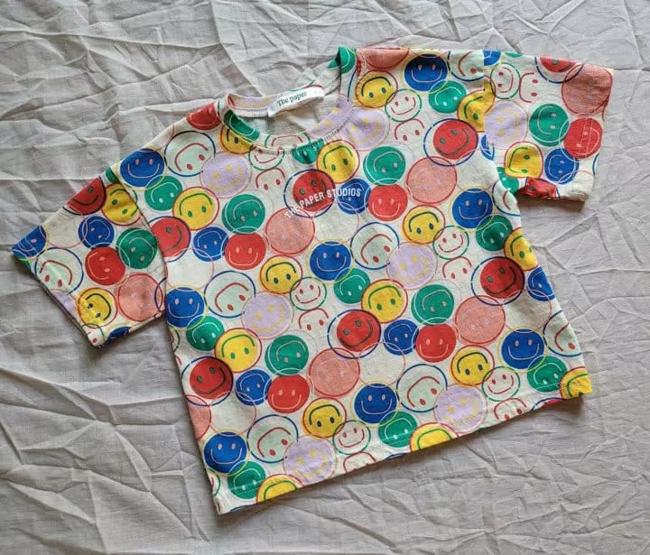 Paper Studios - Korean Children Fashion - #discoveringself - Smile Top Bottom Set - 7