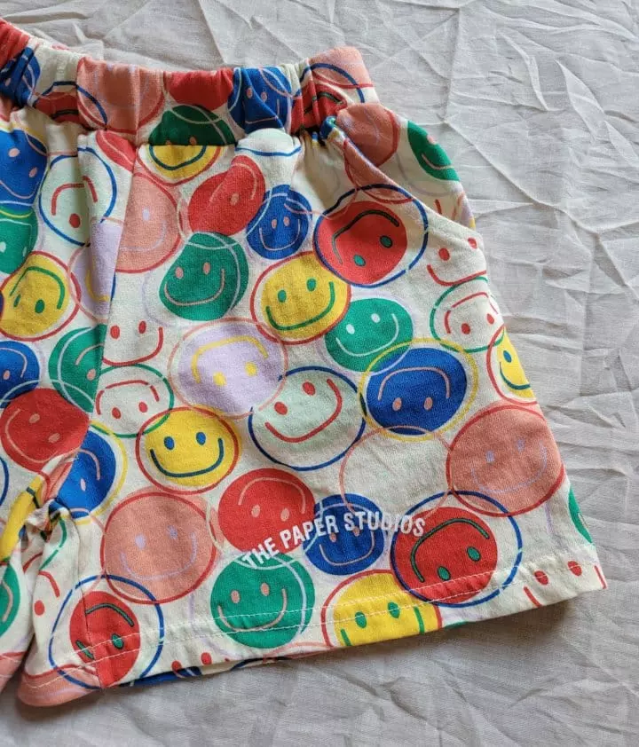 Paper Studios - Korean Children Fashion - #kidsstore - Smile Top Bottom Set - 10