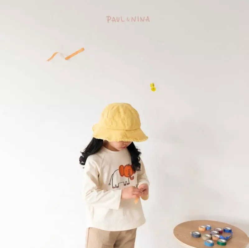 Paul & Nina - Korean Children Fashion - #kidsshorts - Elephant Tee - 11