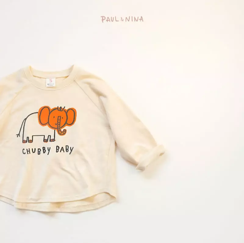 Paul & Nina - Korean Children Fashion - #kidsstore - Elephant Tee - 12