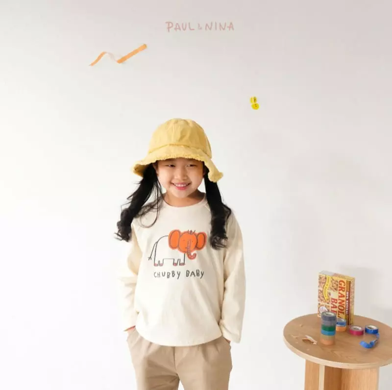 Paul & Nina - Korean Children Fashion - #prettylittlegirls - Elephant Tee - 2