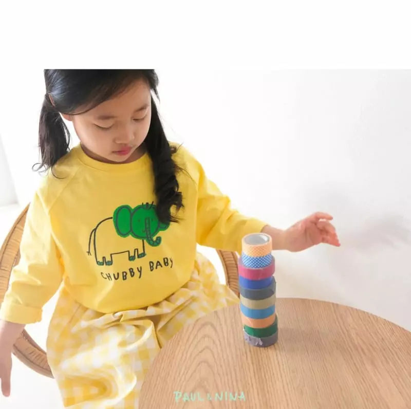 Paul & Nina - Korean Children Fashion - #todddlerfashion - Elephant Tee - 3