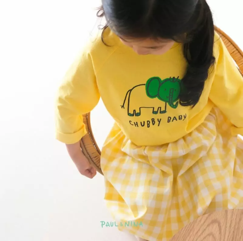 Paul & Nina - Korean Children Fashion - #todddlerfashion - Elephant Tee - 4