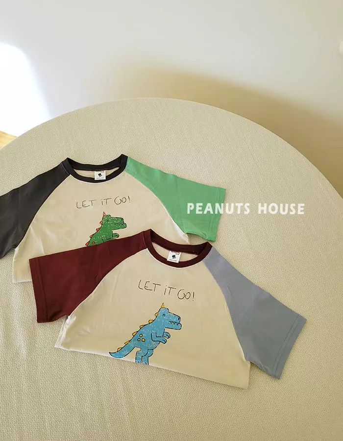 Peanuts - Korean Children Fashion - #Kfashion4kids - Dino Tee