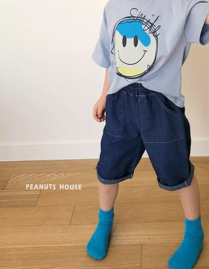 Peanuts - Korean Children Fashion - #Kfashion4kids - Capri Jeans - 6