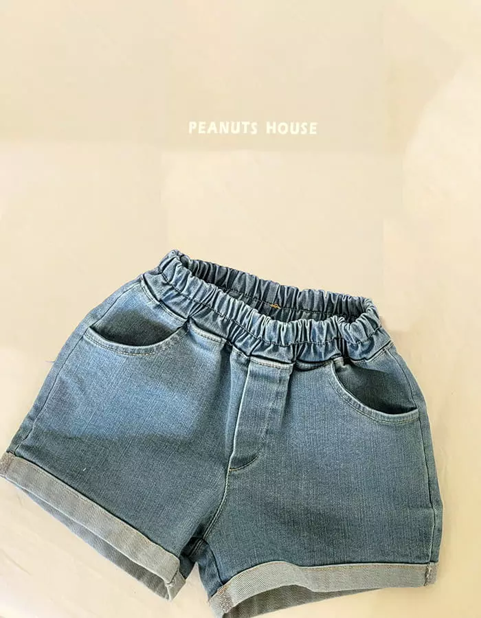 Peanuts - Korean Children Fashion - #Kfashion4kids - Denim Shorts - 2