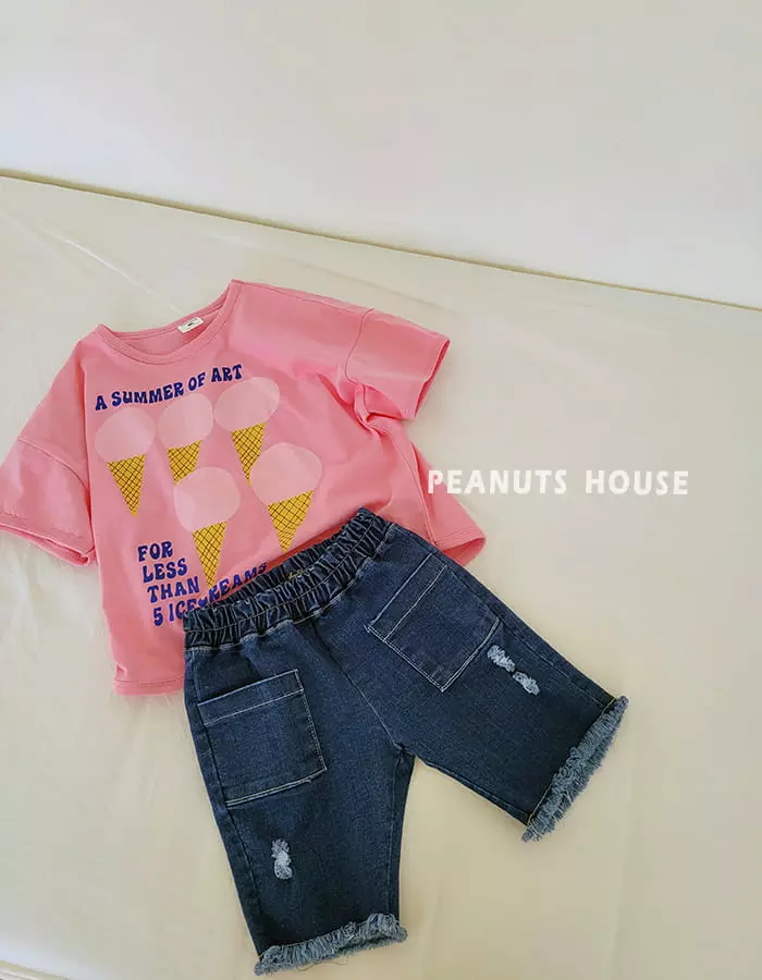 Peanuts - Korean Children Fashion - #childofig - Ice Cream Tee - 5