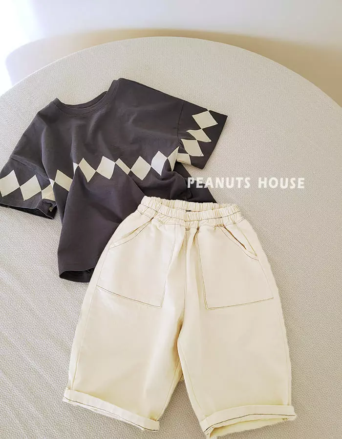 Peanuts - Korean Children Fashion - #childofig - Argyle Tee - 3