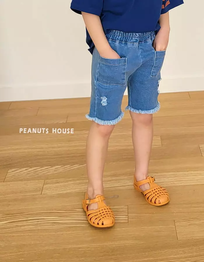 Peanuts - Korean Children Fashion - #childofig - 5 Denim Shorts - 7
